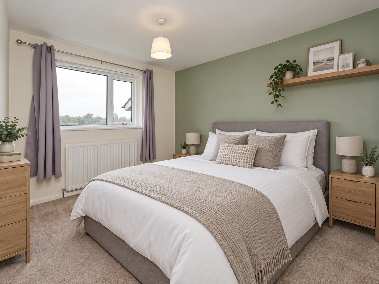 Main double bedroom at Sherburn