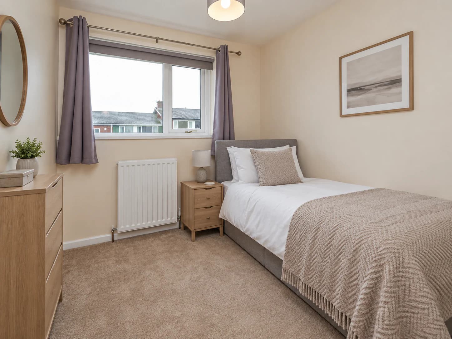 Single bedroom at Sherburn